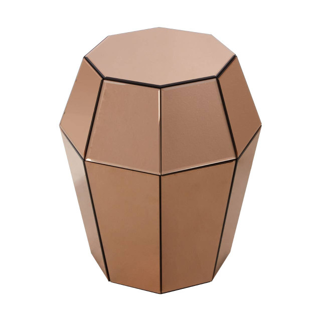 Premier Housewares Kensington Townhouse Rose Gold Finish Side Table
