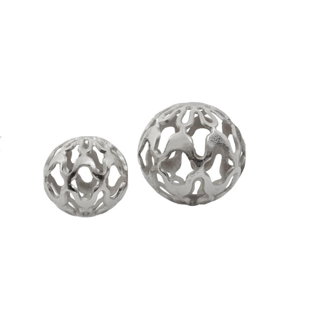 Premier Housewares Kensington Townhouse Set Of Two Deco Ball Set