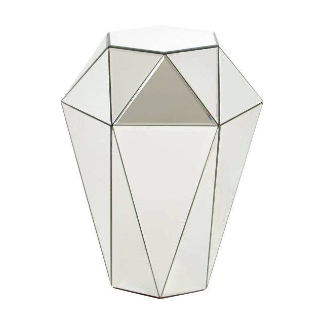 Premier Housewares Kensington Townhouse Silver Side Table