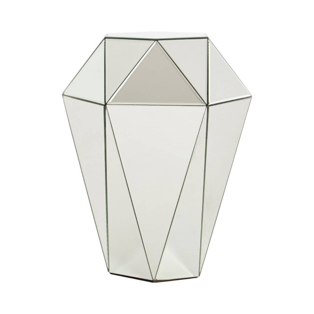 Premier Housewares Kensington Townhouse Silver Side Table