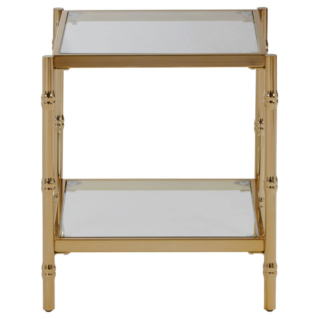 premier housewares Kensington Townhouse Two Tier Square Side Table