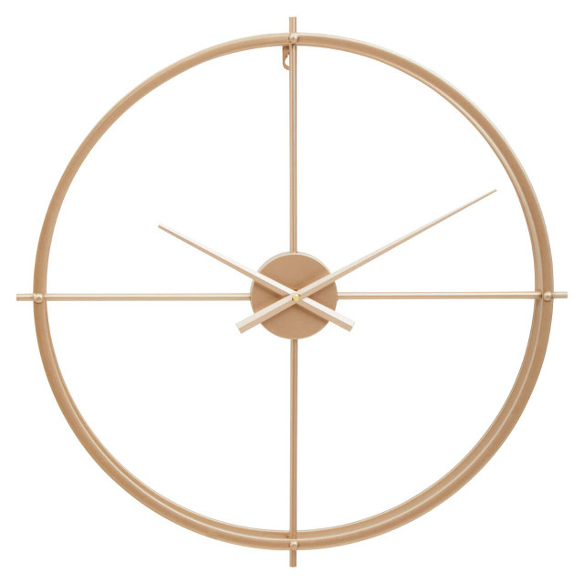 Premier Housewares Kent Large Gold Finish Wall Clock