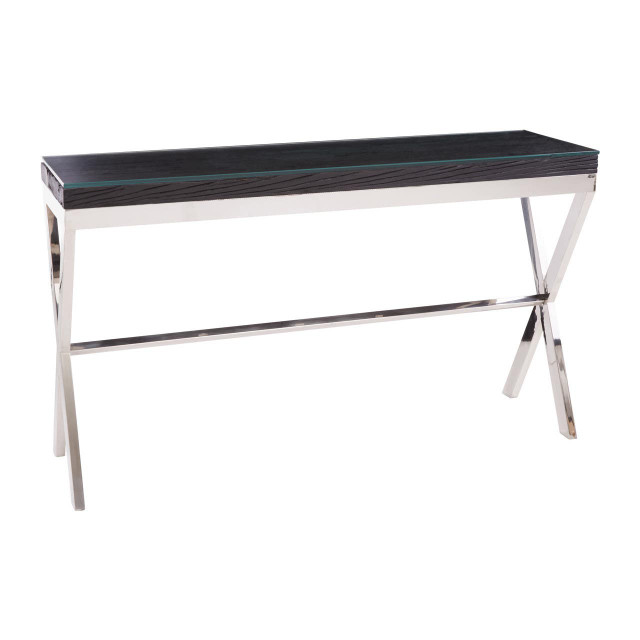 Premier Housewares Kerala Console Table With Crossed Legs