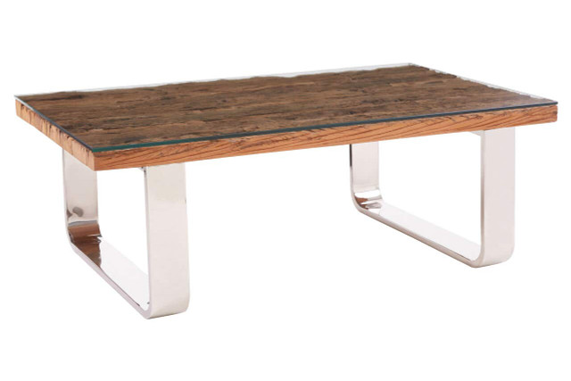 premier housewares Kerala Natural U Shaped Base Coffee Table