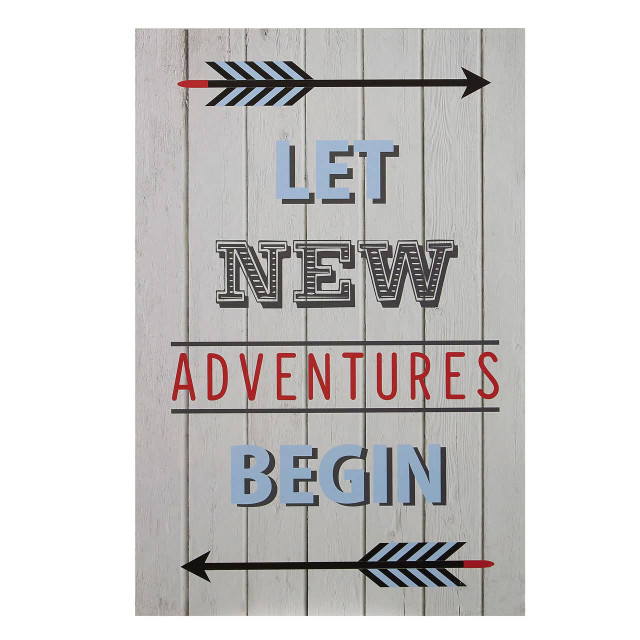 Premier Housewares Kids Let New Adventures Begin Wall Plaque