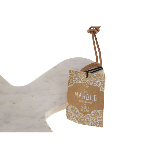 Premier Housewares Kindia Curved Handle Marble Paddle Board