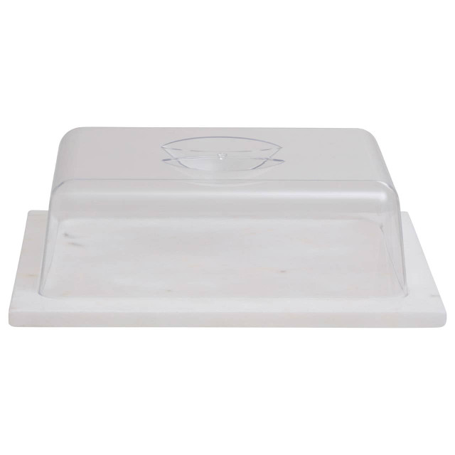 premier housewares Kindia Marble Butter Dish with Lid