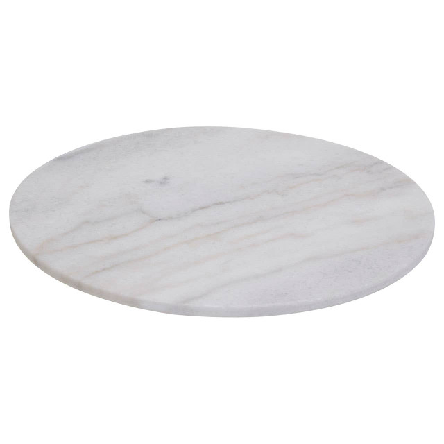 premier housewares Kindia Round White Marble Lazy Susan