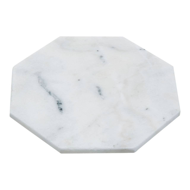 Premier Housewares Kindia White Marble Octagonal Trivet
