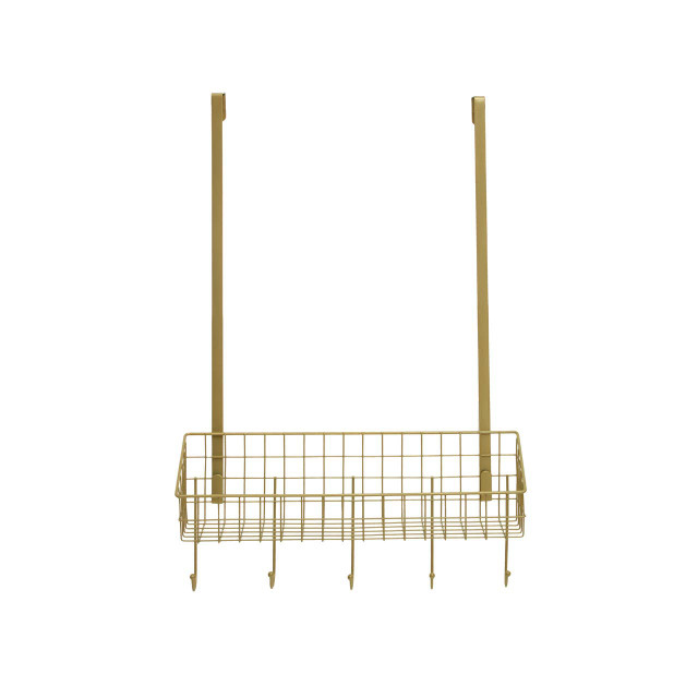 Premier Housewares Kirby Gold Finish Over The Door Hanger