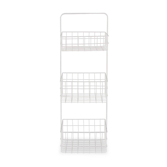 premier housewares Kirby Three Tier White Storage Caddy