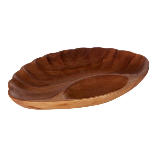 Premier Housewares Kora Acacia Chip And Dip Serving Dish