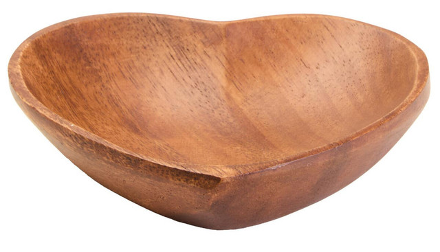Premier Housewares Kora Acacia Heart Shape Serving Dish