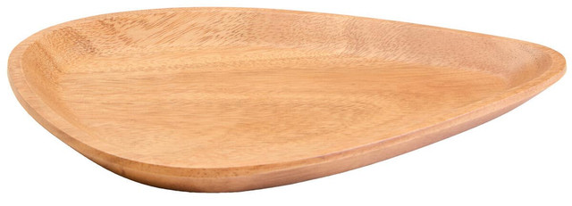 Premier Housewares Kora Acacia Medium Curved Triangular Serving Dish