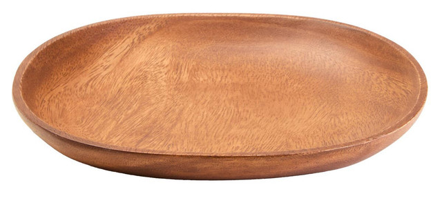 premier housewares Kora Acacia Square Plate With Rounded Edges
