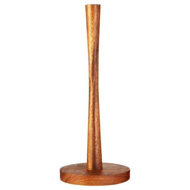 Premier Housewares Kora Acacia Wood Kitchen Roll Holder