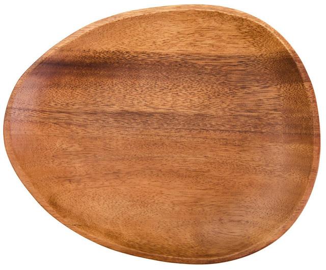 Premier Housewares Kora Acacia Wood Large Oval Plate