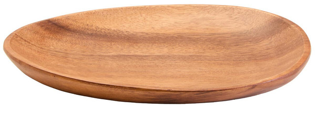 premier housewares Kora Acacia Wood Large Oval Plate