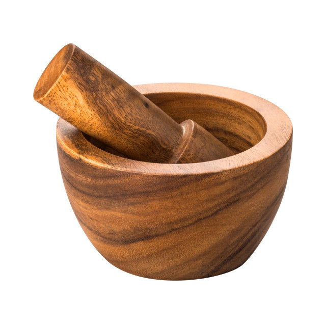 premier housewares Kora Acacia Wood Mortar And Pestle