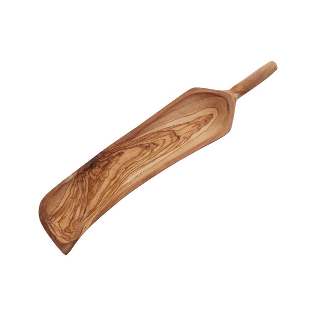 Premier Housewares Kora Olive Wood Curved Paddle Serving Board