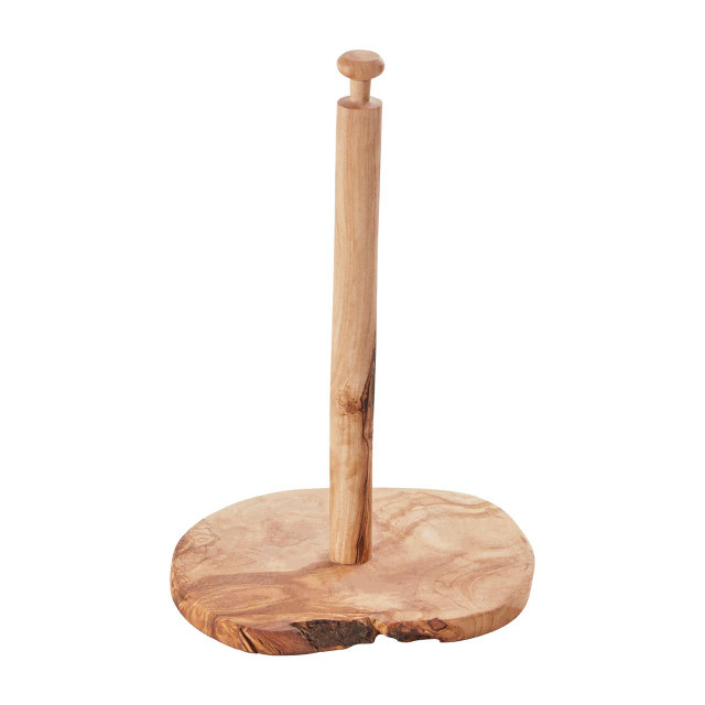 Premier Housewares Kora Olive Wood Kitchen Roll Holder