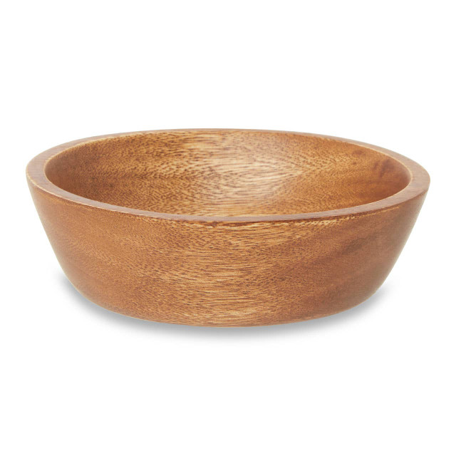 premier housewares Kora Small Round Bowl in Acacia Wood
