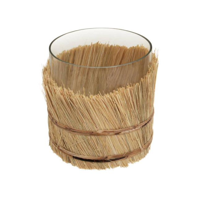 Premier Housewares Kuta Natural Small Candle Holder