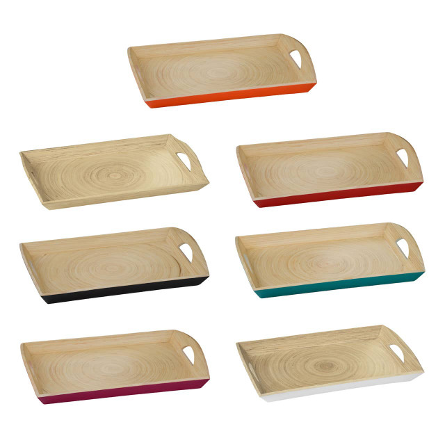 Premier Housewares Kyoto Raspberry Rectangular Serving Tray