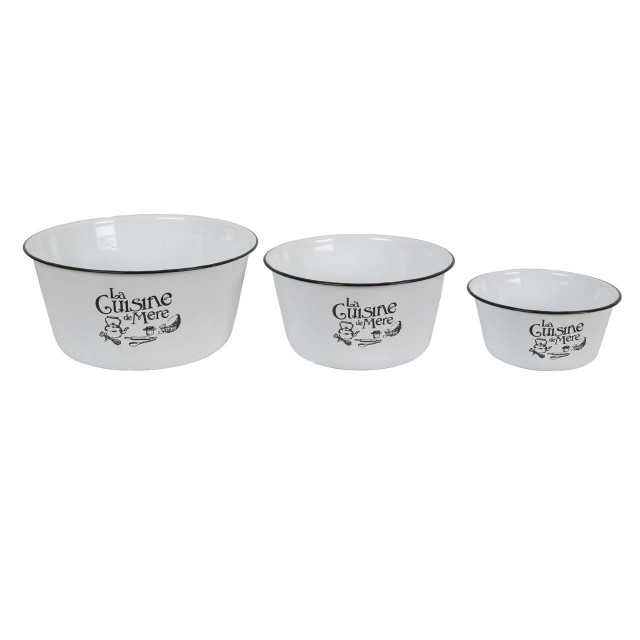 Premier Housewares La Cuisine De Mere Set Of 3 Mixing Bowls