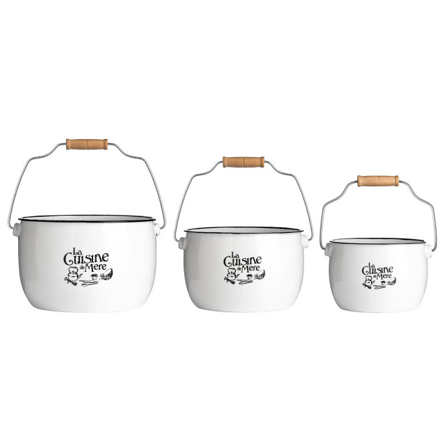 Premier Housewares La Cuisine De Mere Set Of 3 Storage Pots