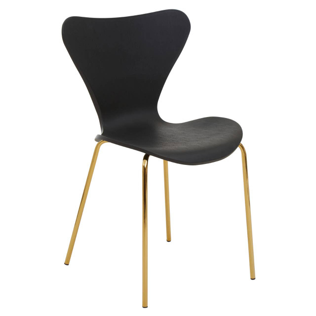 Premier Housewares Laila Dining Chair With Black Seat