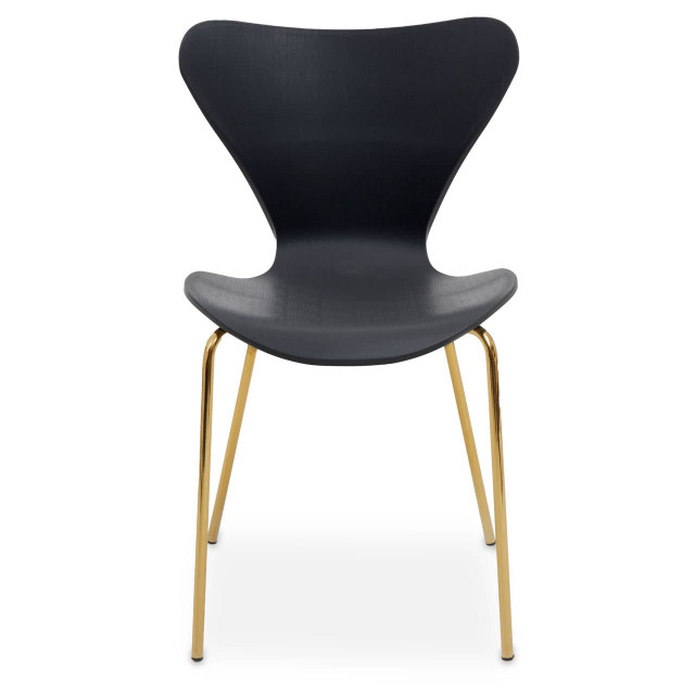 premier housewares Laila Dining Chair With Black Seat