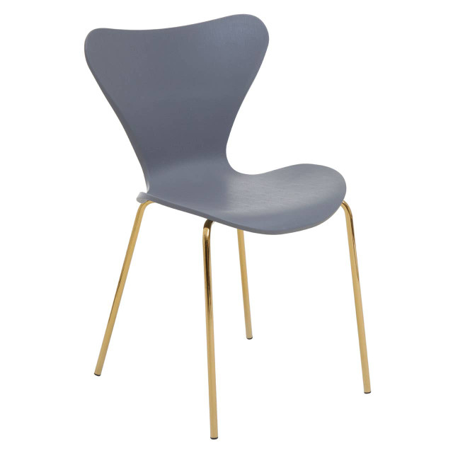 Premier Housewares Laila Dining Chair With Grey Seat