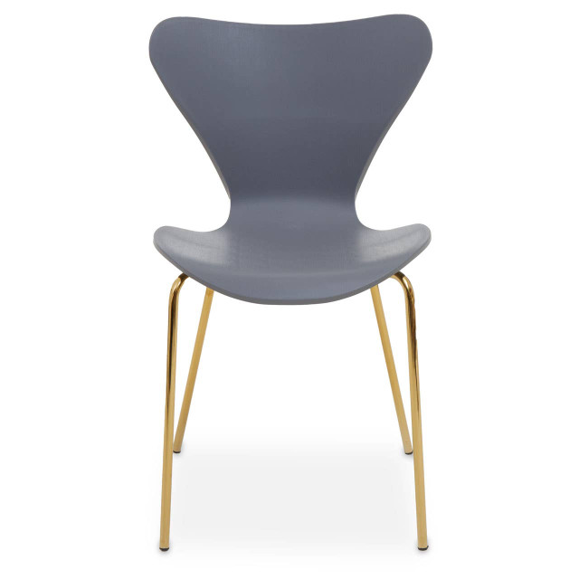 premier housewares Laila Dining Chair With Grey Seat