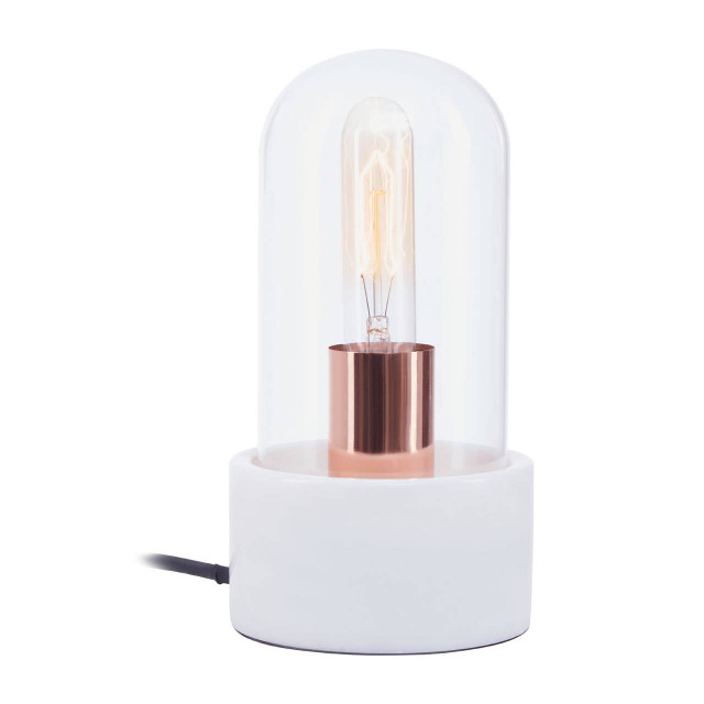 premier housewares Lamonte Bell Lamp with White Marble Base