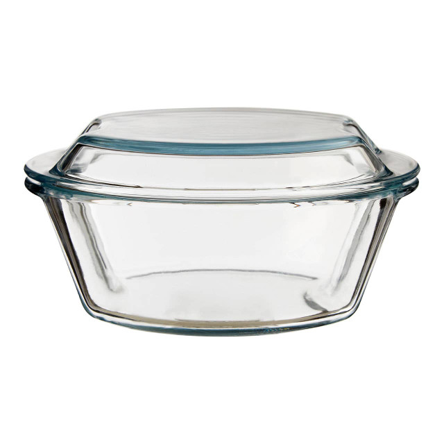 premier housewares Large Round Glass Casserole Dish