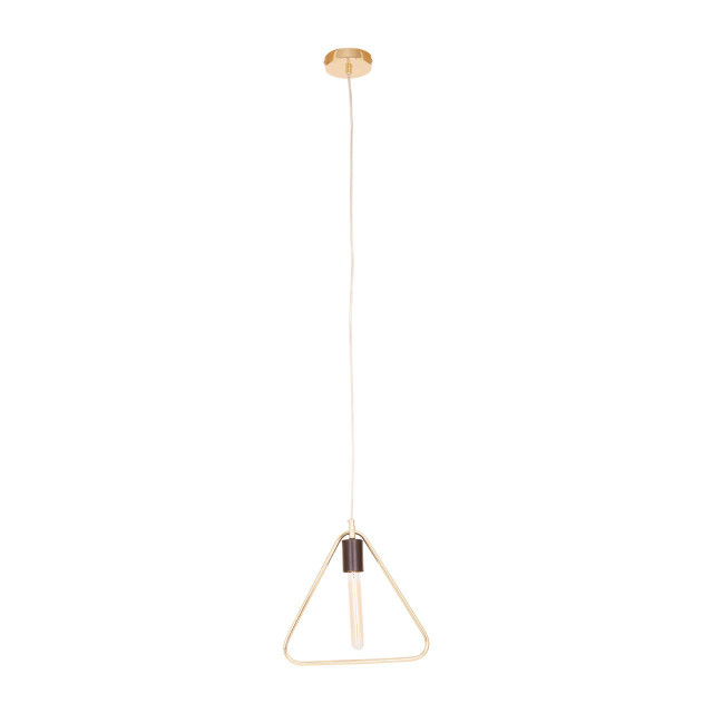 premier housewares Lavis Gold Triangle Pendant Light