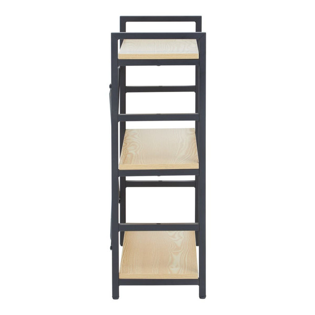 Premier Housewares Laxton 3 Tier Light Oak Effect Shelf Unit