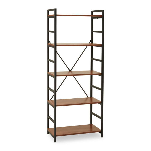 Premier Housewares Laxton 5 Tier Red Pomelo Shelf Unit
