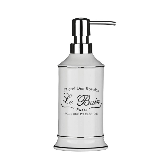 premier housewares Le Bain White Ceramic Lotion Dispenser