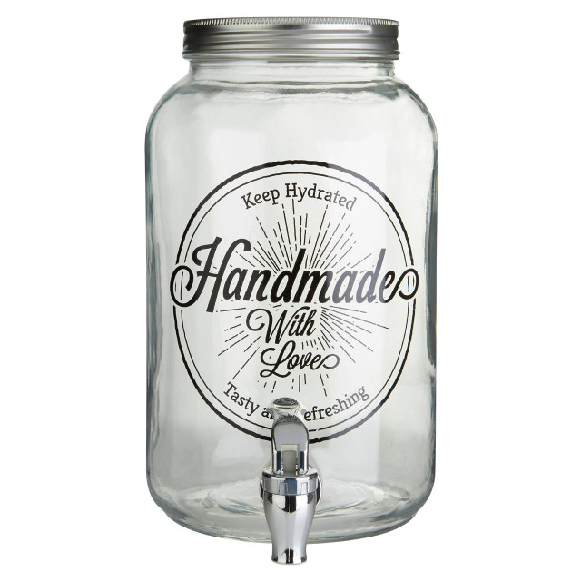 premier housewares Lea Glass Drinks Dispenser 3500ml