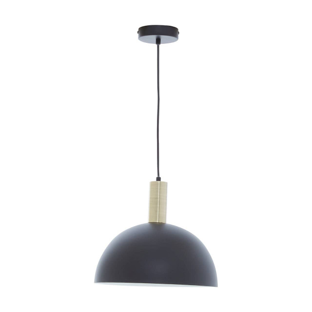 Premier Housewares Leni Black And White Pendant Light