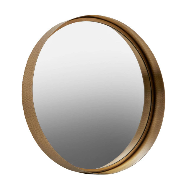 Premier Housewares Leonov Medium Gold Finish Wall Mirror