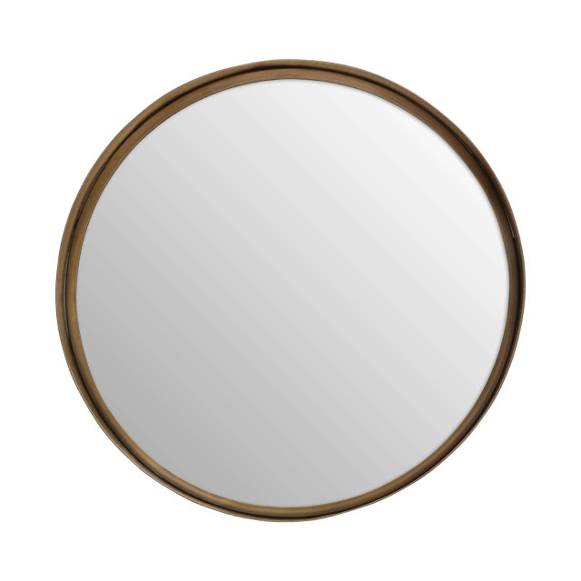 Premier Housewares Leonov Small Gold Finish Wall Mirror