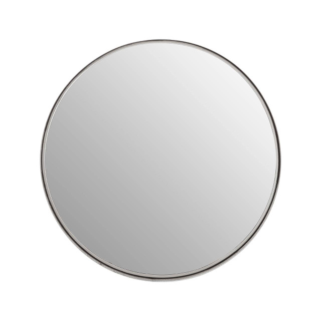 premier housewares Leonov Small Nickel Finish Wall Mirror
