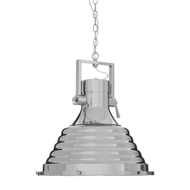premier housewares Lexington Large Nickel Pendant Light