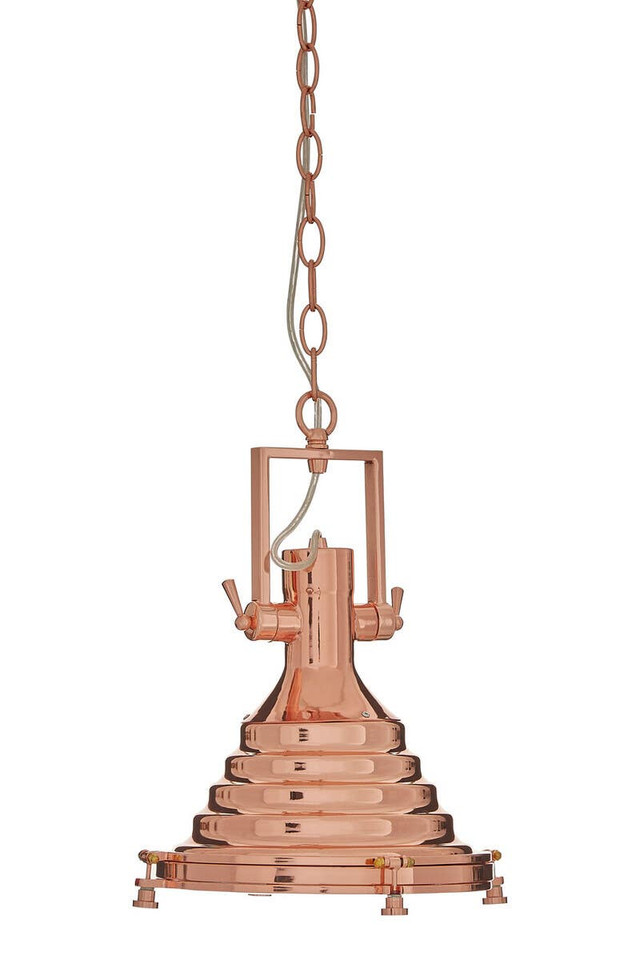 Premier Housewares Lexington Small Copper Pendant Light