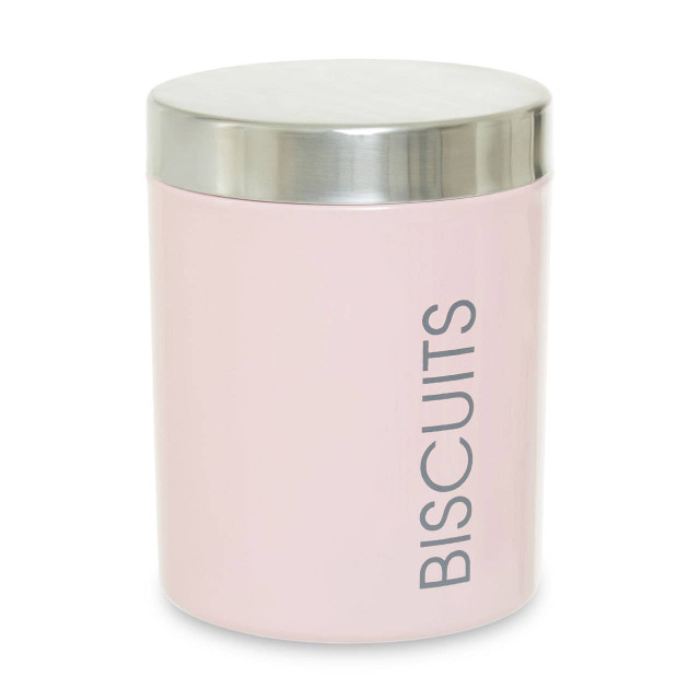 Premier Housewares Liberty Light Pink Biscuit Canister