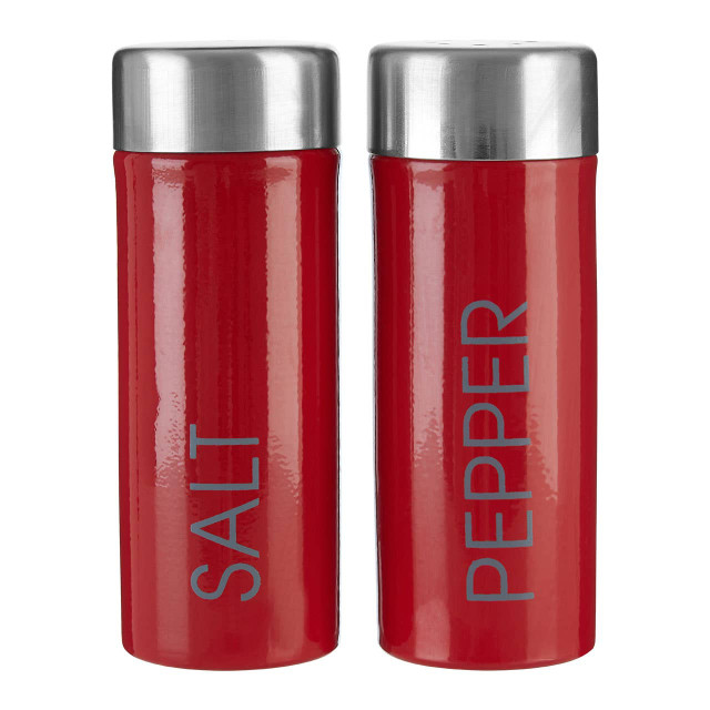 premier housewares Liberty Red Enamel Salt and Pepper Set