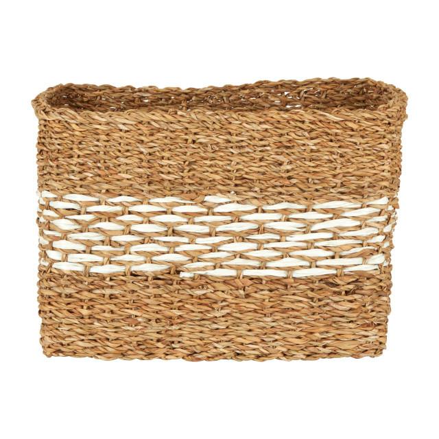 premier housewares Lidi Rectangular Seagrass Basket